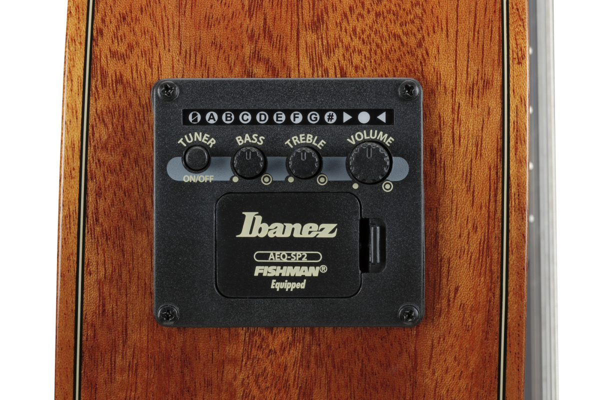 Ibanez GA3007CE-NT, 7-saitige Konzertgitarre, Fichte massiv/Mahagoni, Cutaway, Pickup